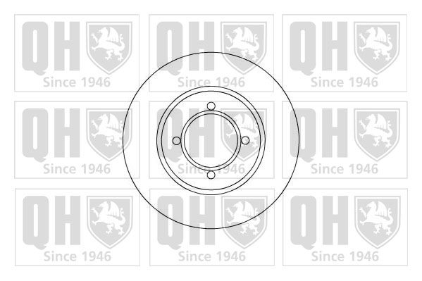 QUINTON HAZELL Тормозной диск BDC3380